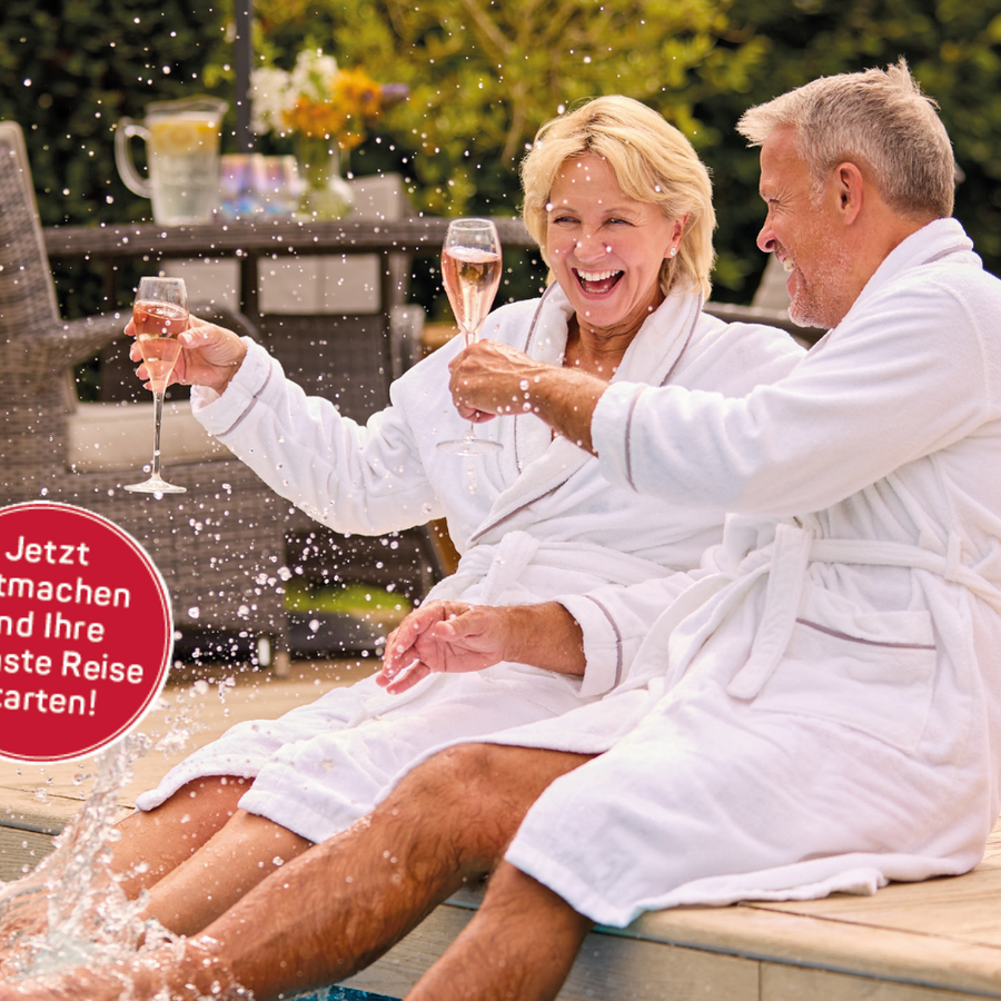 Wir suchen reiselustige Seniorinnen und Senioren, die unsere Partnerhotels auf Herz und Komfort prüfen.