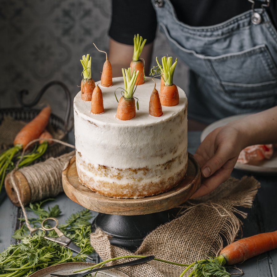 Rezept-Tipp: Karotten-Naked-Cake