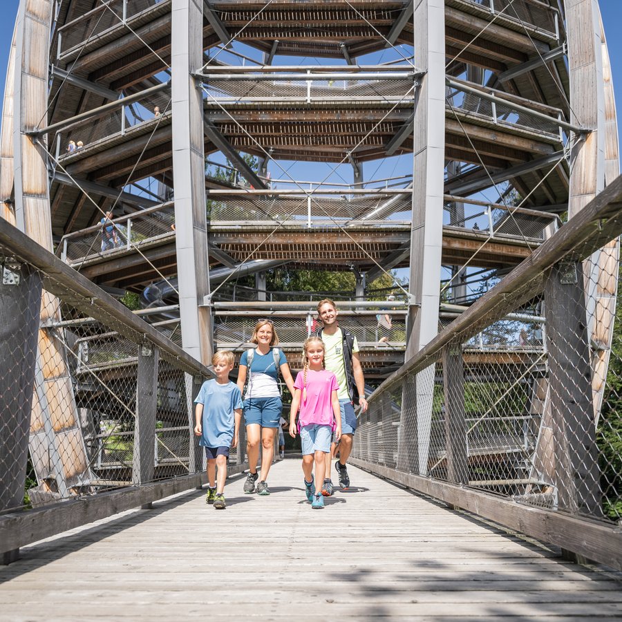 Familienzeit am Baumwipfelpfad Salzkammergut