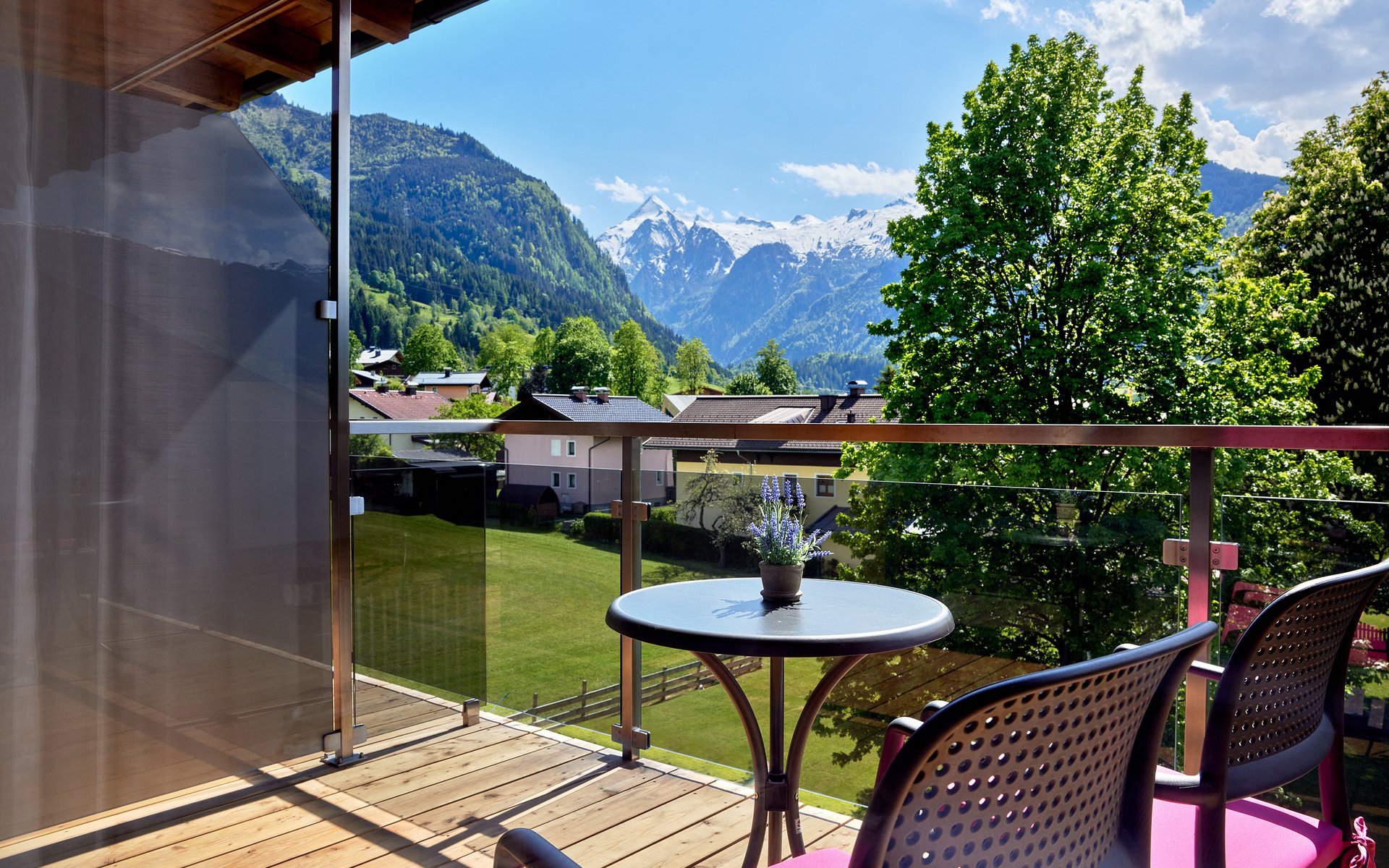 Blick vom Balkon 