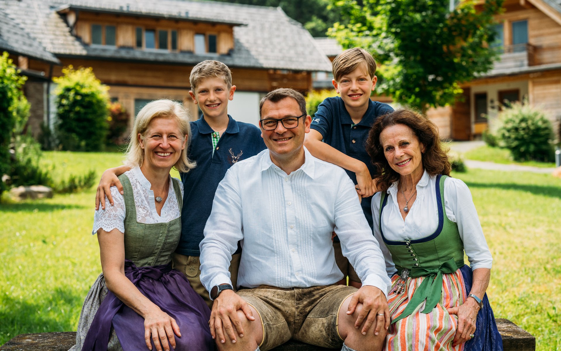 Die Gastgeberfamilie Forstnig
