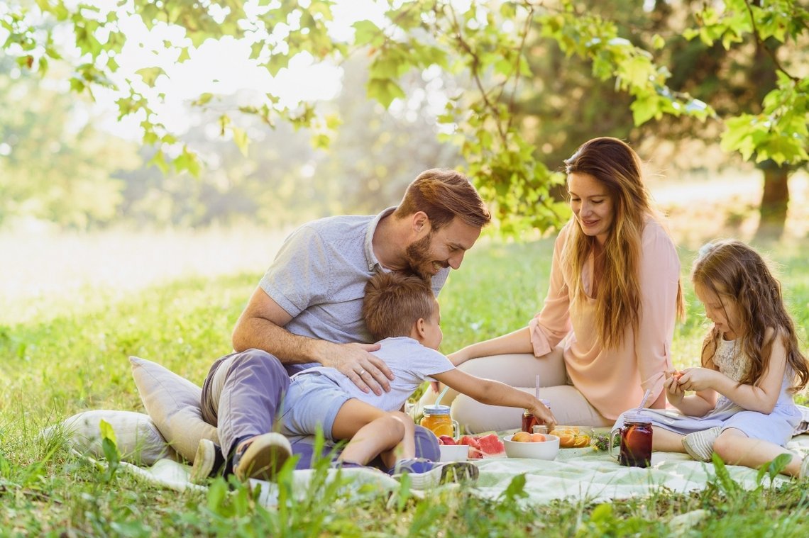Familien-Picknick