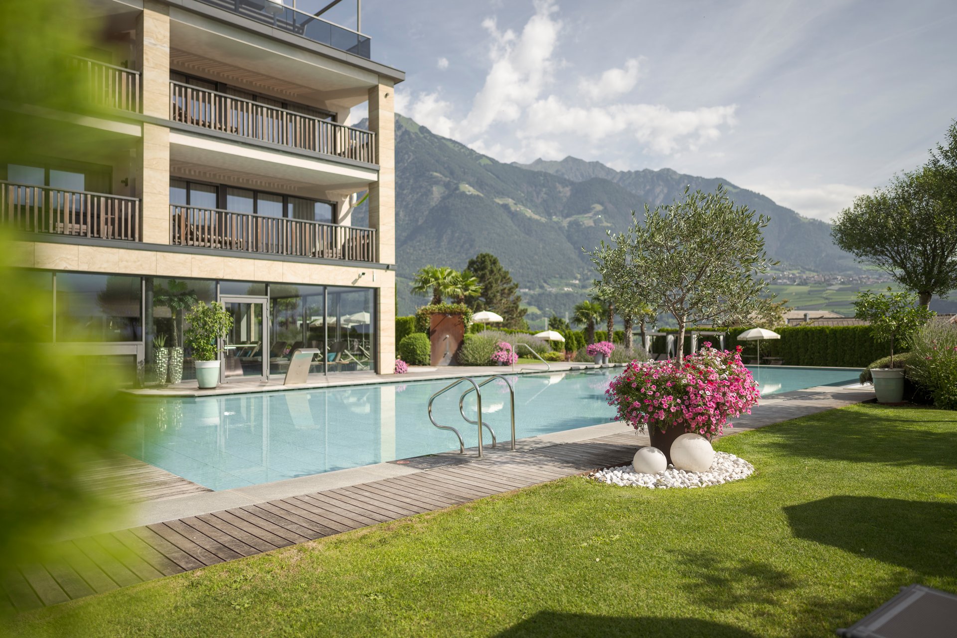 Außenansicht Meran Lodge