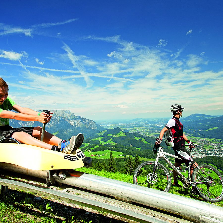 Sommerrodelbahn Bad Dürrnberg - "Keltenblitz" - Salzburgs längste Sommerrodelbahn
